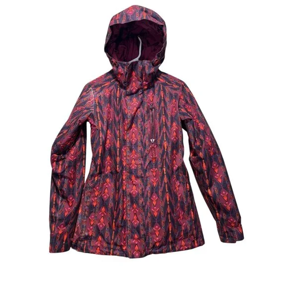 Burton Horizon Ski Jacket Hoodie Women XS Pink Snowboarding Waterproof Thinsulat - Picture 2 of 16